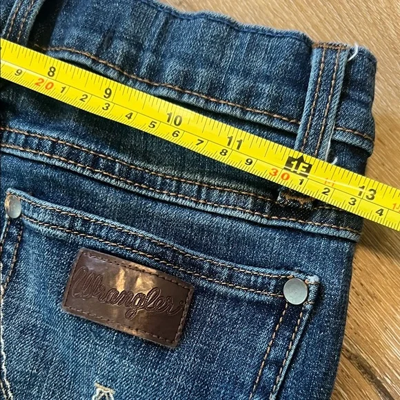 Boy’s Wrangler Retro Slim Boot Blue Denim Jeans adjustable waist 14 Regular - Picture 4 of 10